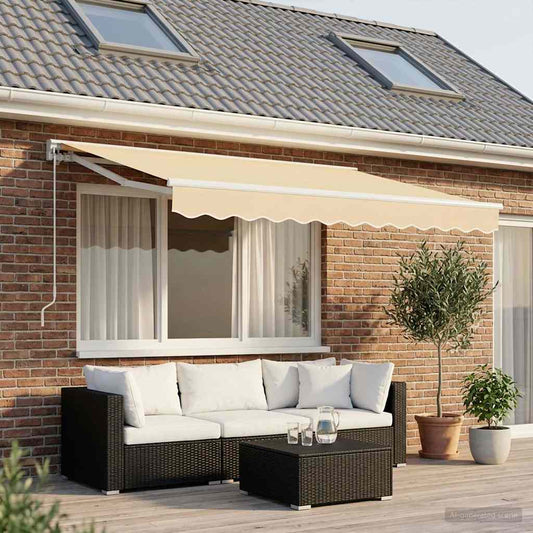 Awning Replacement Fabric Cream 300x250 cm Polyester