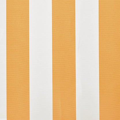 Awning Replacement Fabric Yellow and White 600x300 cm Polyester