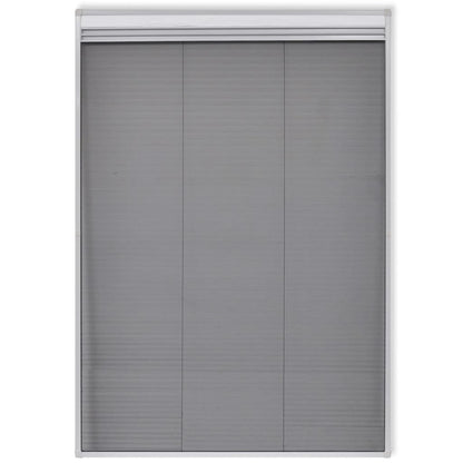 Insect Plisse Screen Window Aluminium 160 x 80 cm with Shade