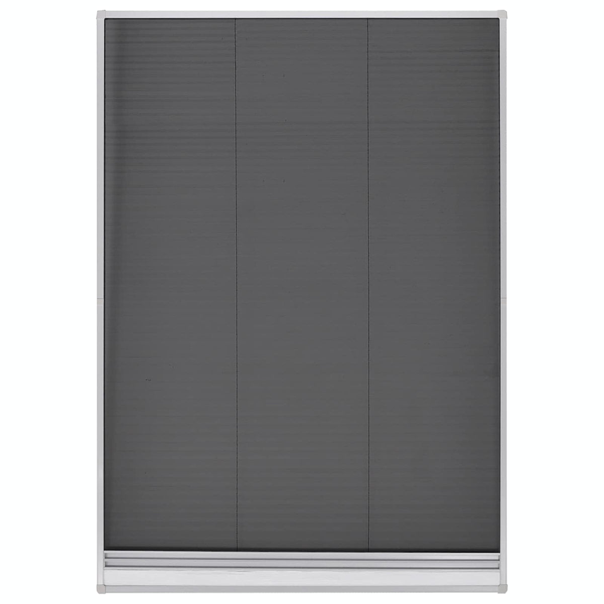 141131 vidaXL Insect Plisse Screen Window Aluminium 160 x 80 cm with Shade