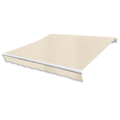 Manual Awning 3 x 2.5 m Cream 100% Polyester