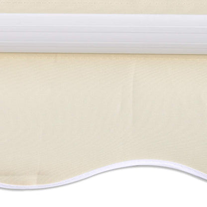 Manual Awning 3 x 2.5 m Cream 100% Polyester