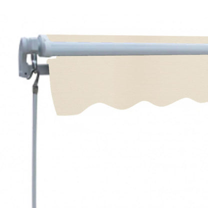 Manual Awning 3 x 2.5 m Cream 100% Polyester