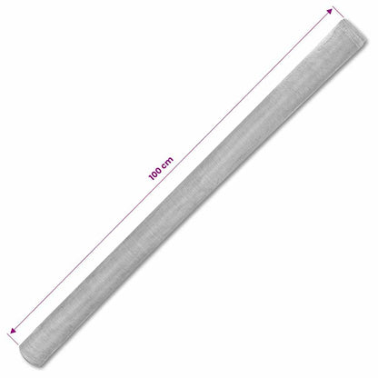 Mesh Screen Aluminium 100x500 cm Silver