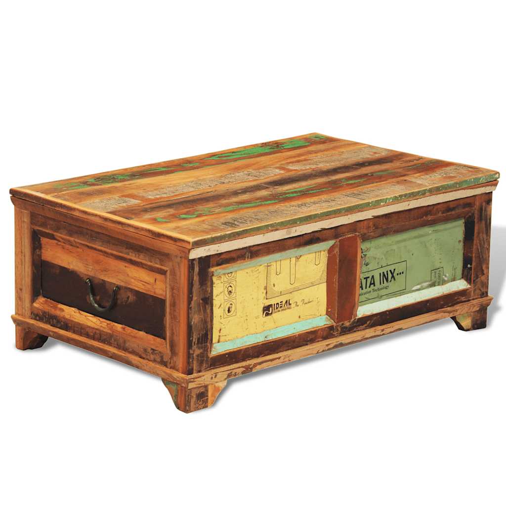 Coffee Table | Multicolour | Reclaimed wood | Medium | Rectangular