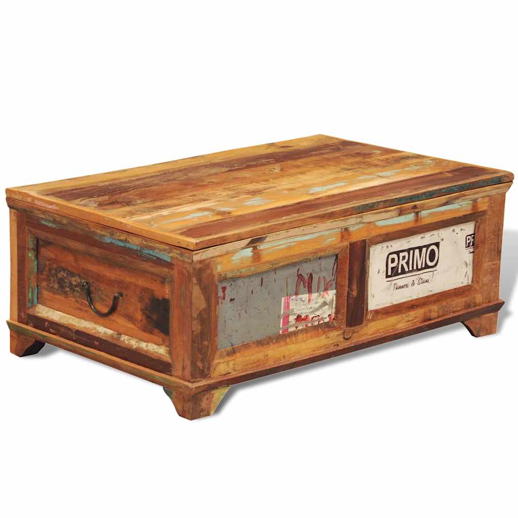 Coffee Table | Multicolour | Reclaimed wood | Medium | Rectangular