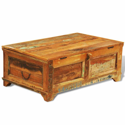 Coffee Table | Multicolour | Reclaimed wood | Medium | Rectangular