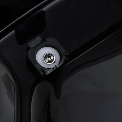 WC Ceramic Toilet Bathroom Corner Toilet Black