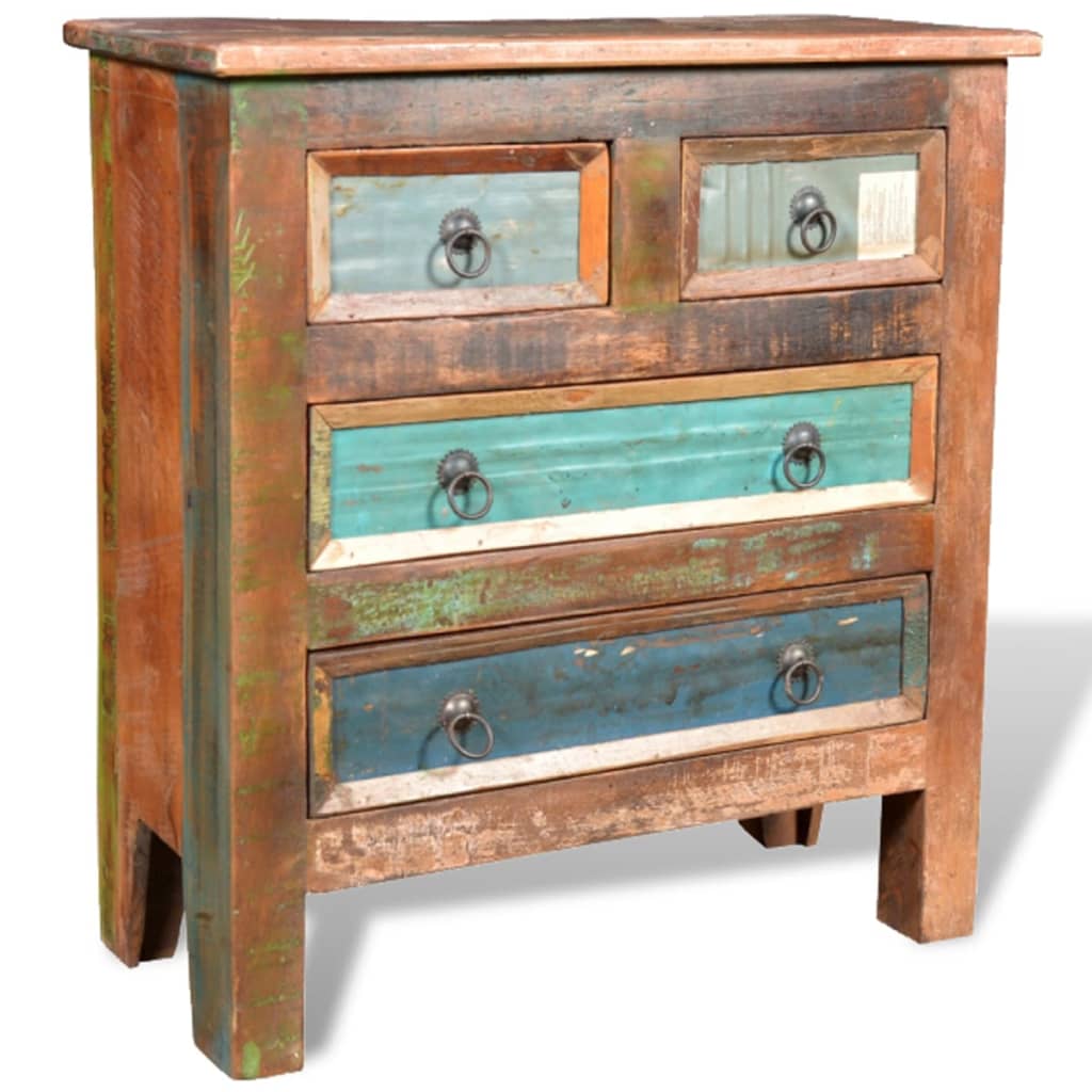 Vintage Cabinet | Multicolour | Reclaimed solid wood | Medium | Storage