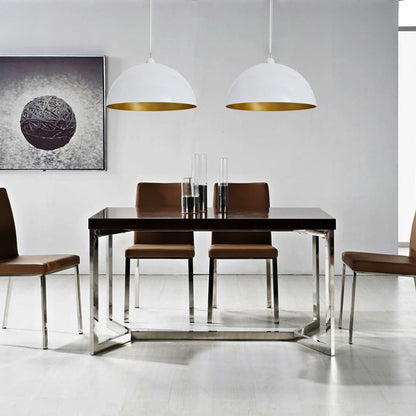 Ceiling Lamp 2 pcs Height-adjustable Semi-spherical White