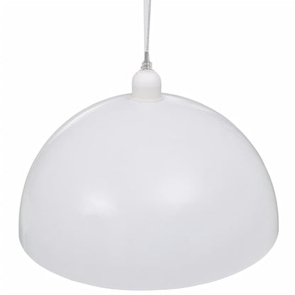 Ceiling Lamp 2 pcs Height-adjustable Semi-spherical White