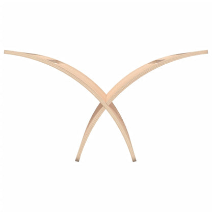 Wooden Magazine Rack Floor Standing Natural