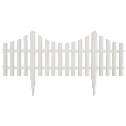 White Lawn Divider 17 pcs / 10 m
