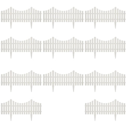 White Lawn Divider 17 pcs / 10 m