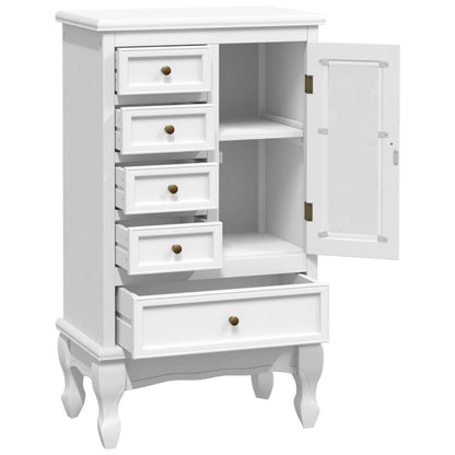 Cabinet | White | MDF and Pinewood | Medium | Storage Cabinet
