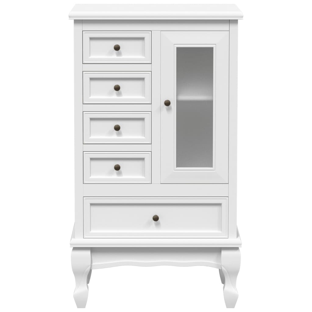Cabinet | White | MDF and Pinewood | Medium | Storage Cabinet