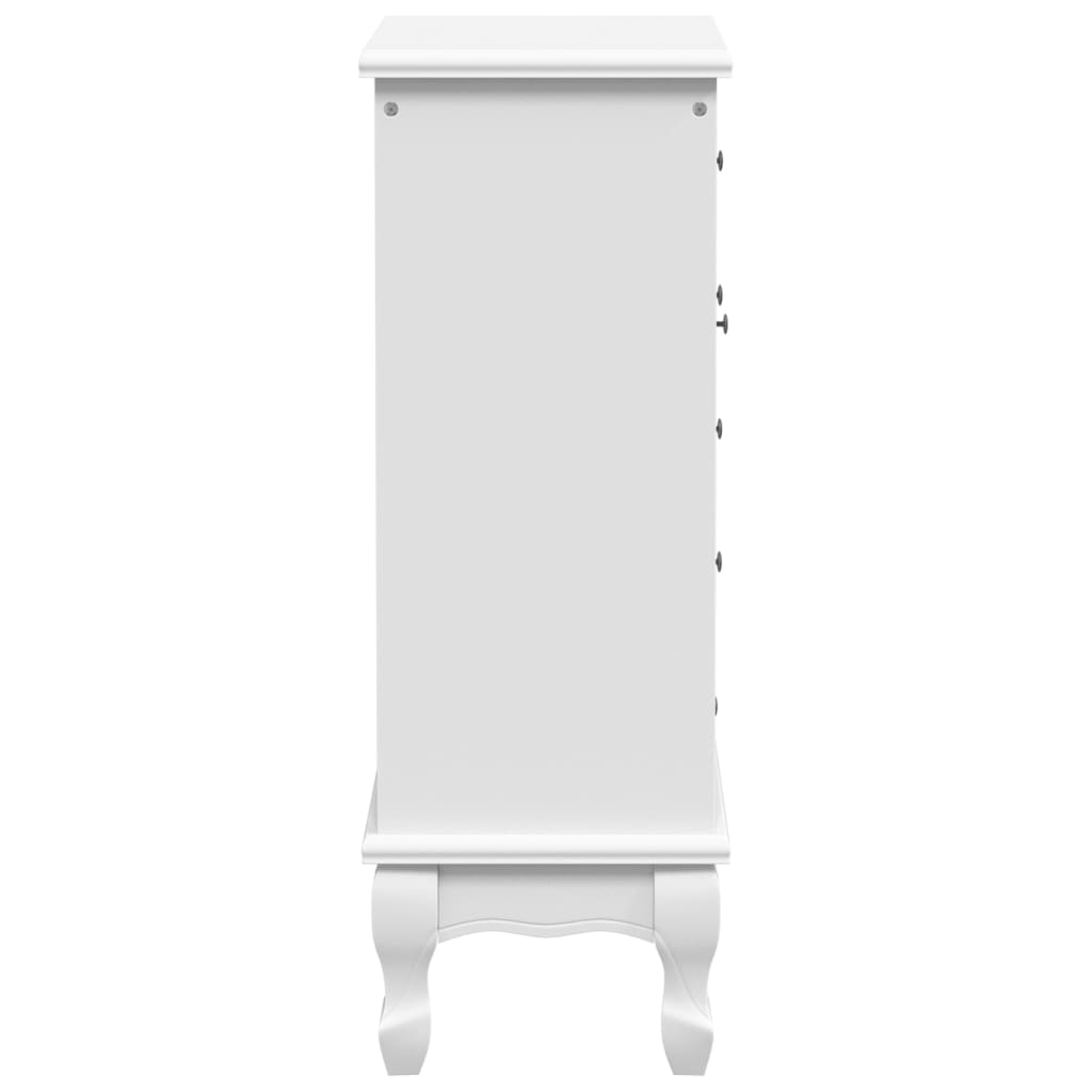 Cabinet | White | MDF and Pinewood | Medium | Storage Cabinet