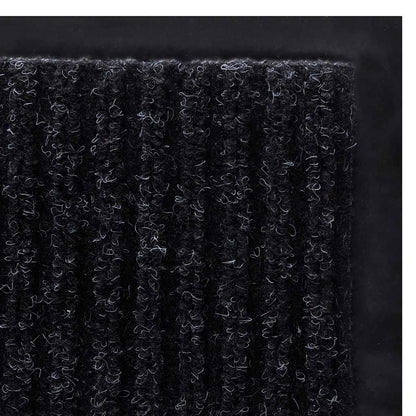 Door Mat Black 90 x 60 cm PVC