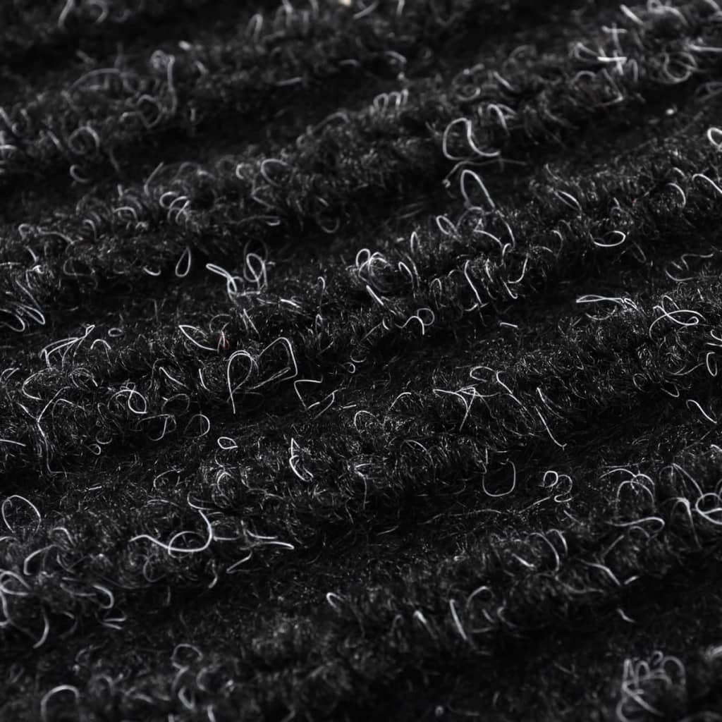 Door Mat Black 90 x 60 cm PVC