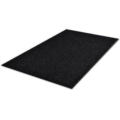 Doormat | Black | PVC backing, Polyester top | 90 x 120 cm | Non-slip