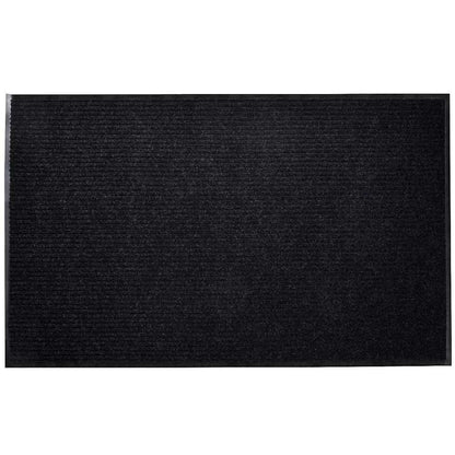 Door Mat | Black | PVC backing, Polyester fabric | 90 x 150 cm | Non-slip
