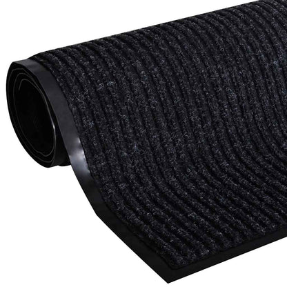 Door Mat Black 90 x 150 cm PVC