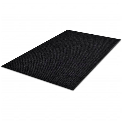 Door Mat | Black | PVC backing, Polyester fabric | 90 x 150 cm | Non-slip