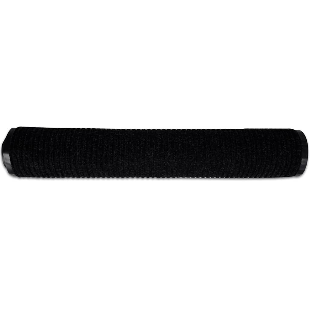 Door Mat Black 90 x 150 cm PVC