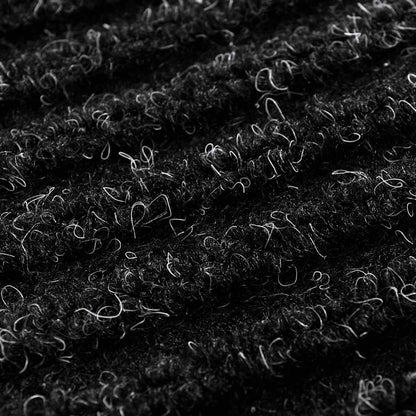Door Mat Black 90 x 150 cm PVC