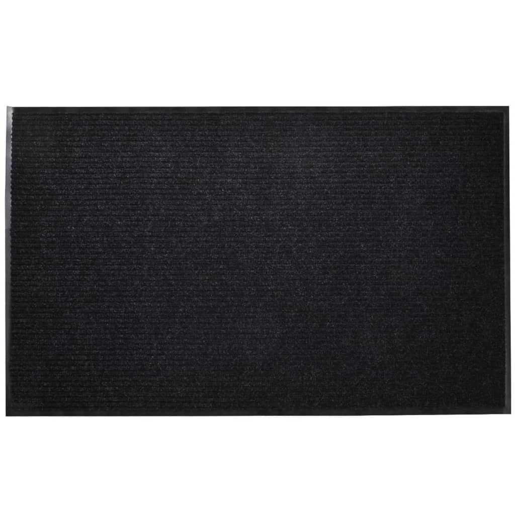 Doormat | Black | Polyester | 120 x 180 cm | Doormat | Rectangular