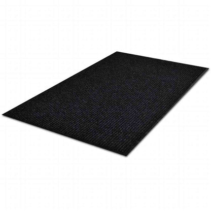 Door Mat Black 120 x 180 cm PVC