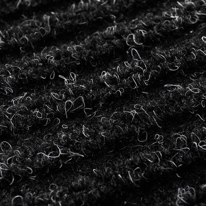 Door Mat Black 120 x 180 cm PVC