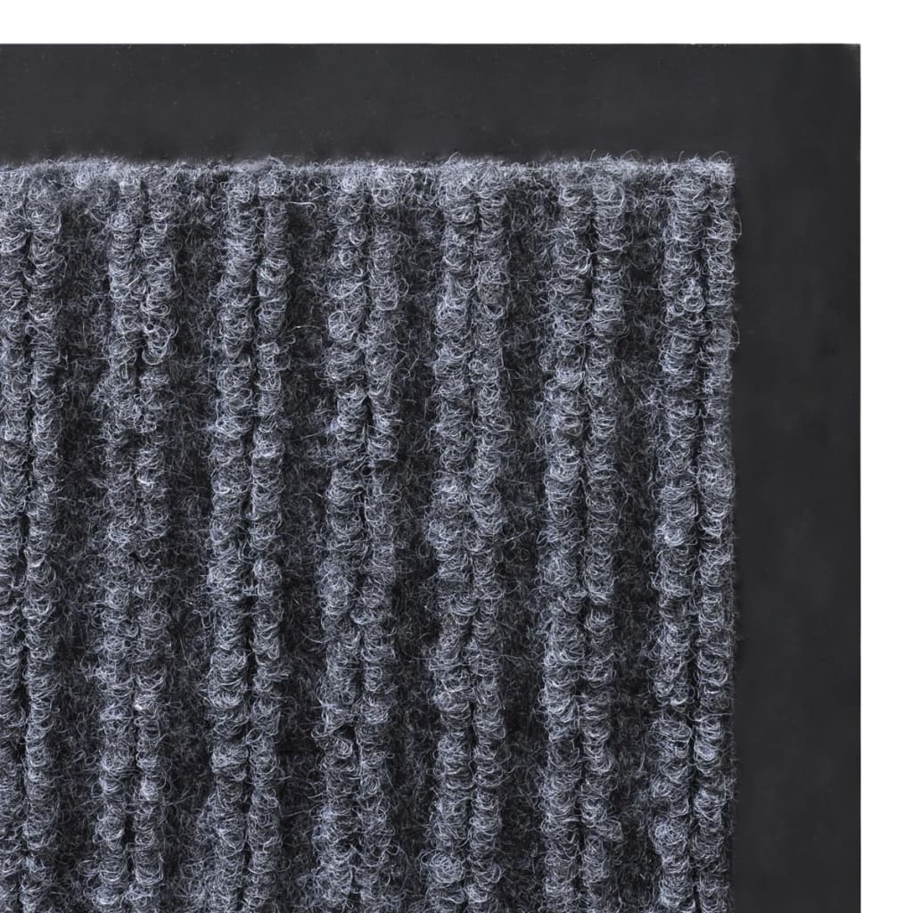 Door Mat Grey 120 x 180 cm PVC