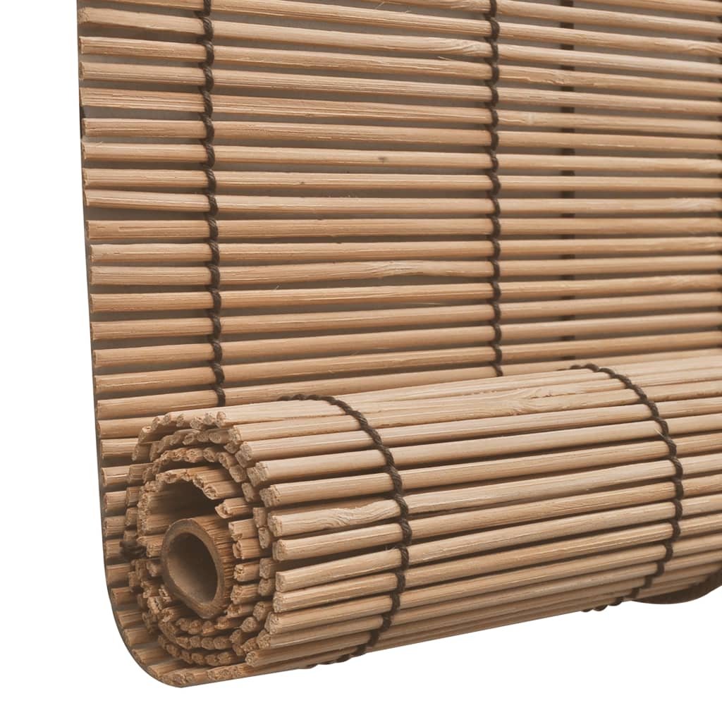 Brown Bamboo Roller Blinds 150 x 220 cm