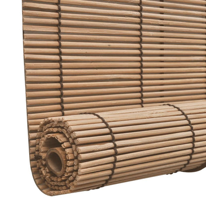 Brown Bamboo Roller Blinds 150 x 220 cm