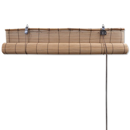 Brown Bamboo Roller Blinds 150 x 220 cm