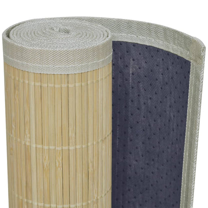 Carpet | Natural bamboo | Bamboo, polypropylene, PVC | 150 x 200 cm