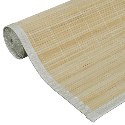 Carpet | Natural bamboo | Bamboo, polypropylene, PVC | 150 x 200 cm