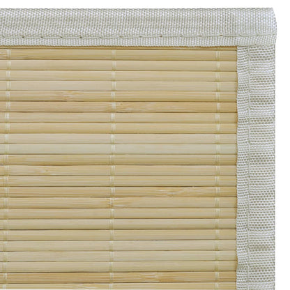 Carpet | Natural bamboo | Bamboo, polypropylene, PVC | 150 x 200 cm