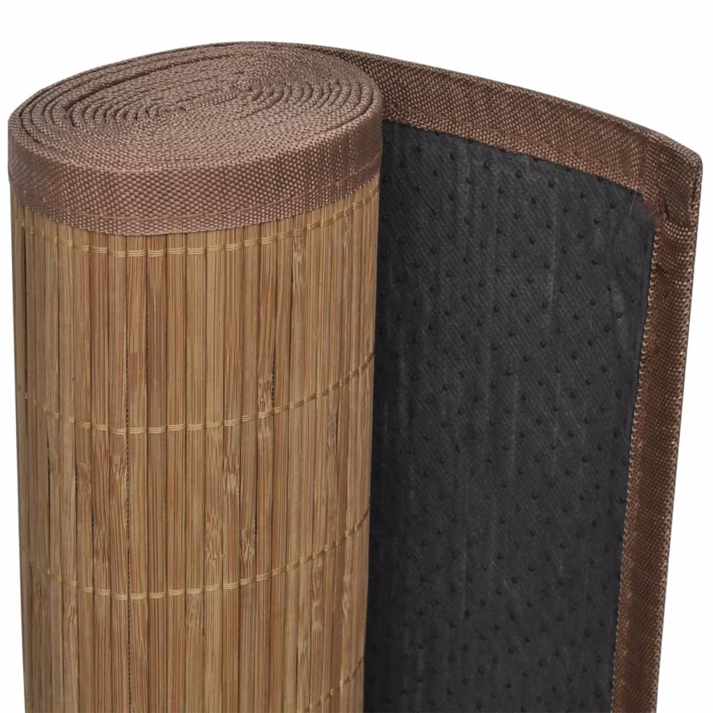 Carpet | Brown | Bamboo, Polypropylene, PVC | 150 x 200 cm | Area Rugs