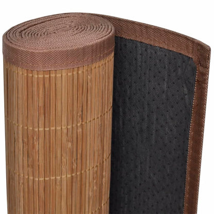 Carpet | Brown | Bamboo, Polypropylene, PVC | 150 x 200 cm | Area Rugs