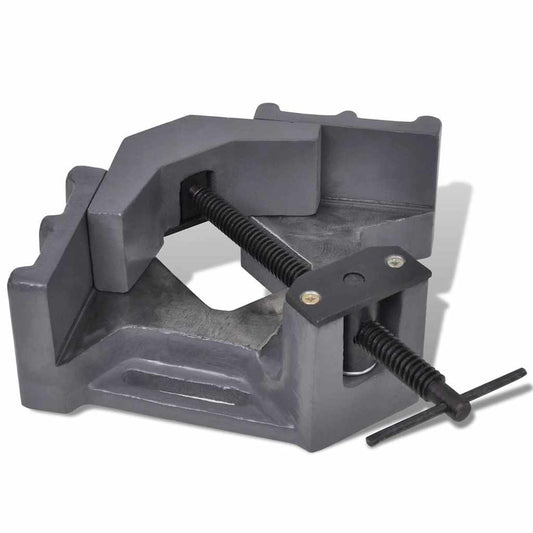 141314 vidaXL Manually Operated Drill Press Corner Vice 115 mm