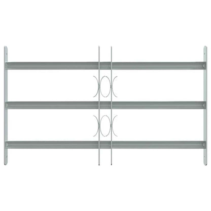 Adjustable Security Grille for Windows with 3 Crossbars 500-650 mm