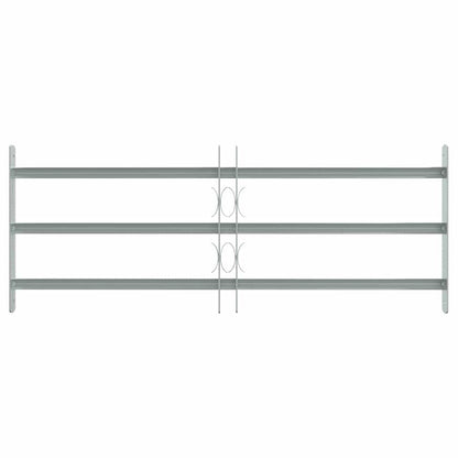 Adjustable Security Grille for Windows with 3 Crossbars 700-1050 mm