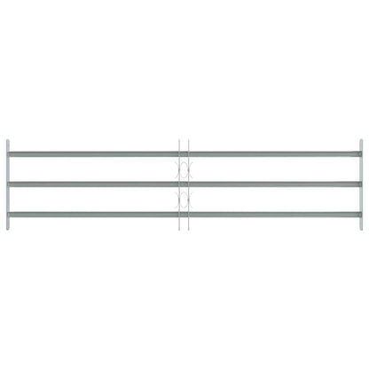 Adjustable Security Grille for Windows with 3 Crossbars 1000-1500 mm