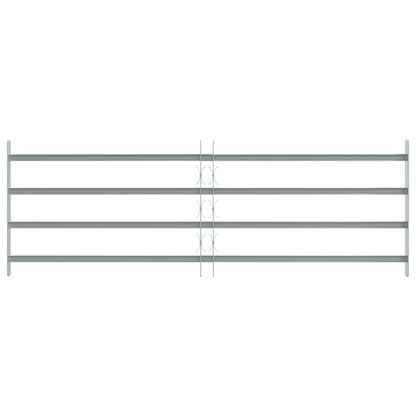 Adjustable Security Grille for Windows with 4 Crossbars 1000-1500 mm