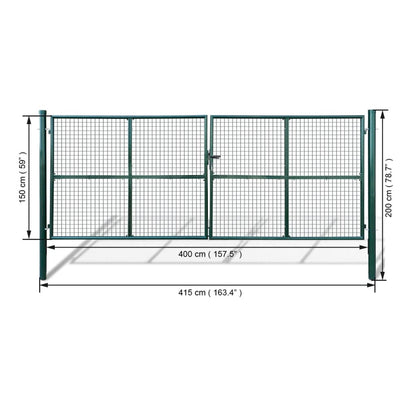 Mesh Garden Gate 400x150 cm