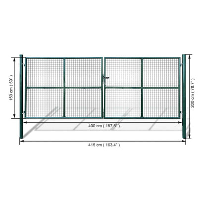 Mesh Garden Gate 400x150 cm