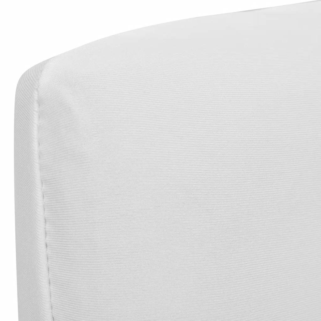 Cover | Set of 6 | White | 90% Polyester, 10% Elastane | Universal fit