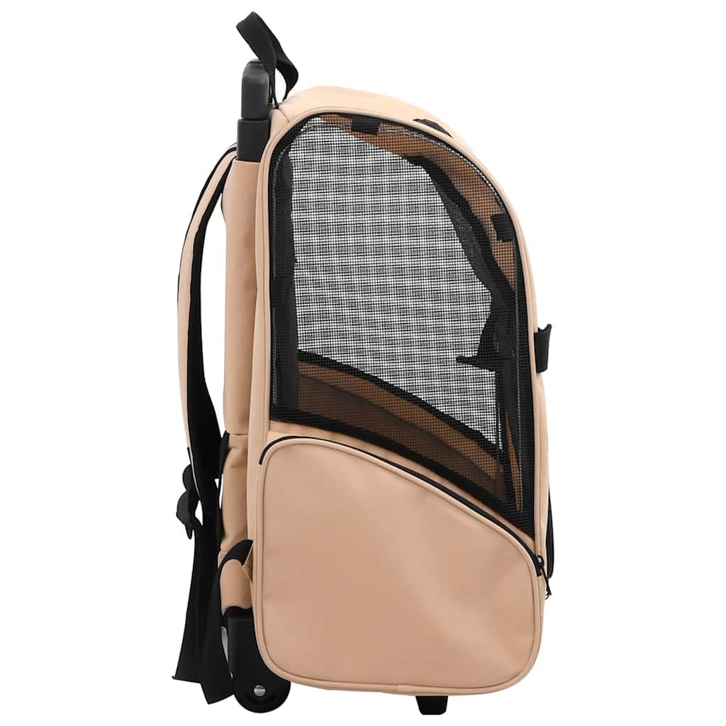 Foldable Multipurpose Pet Trolley Sand